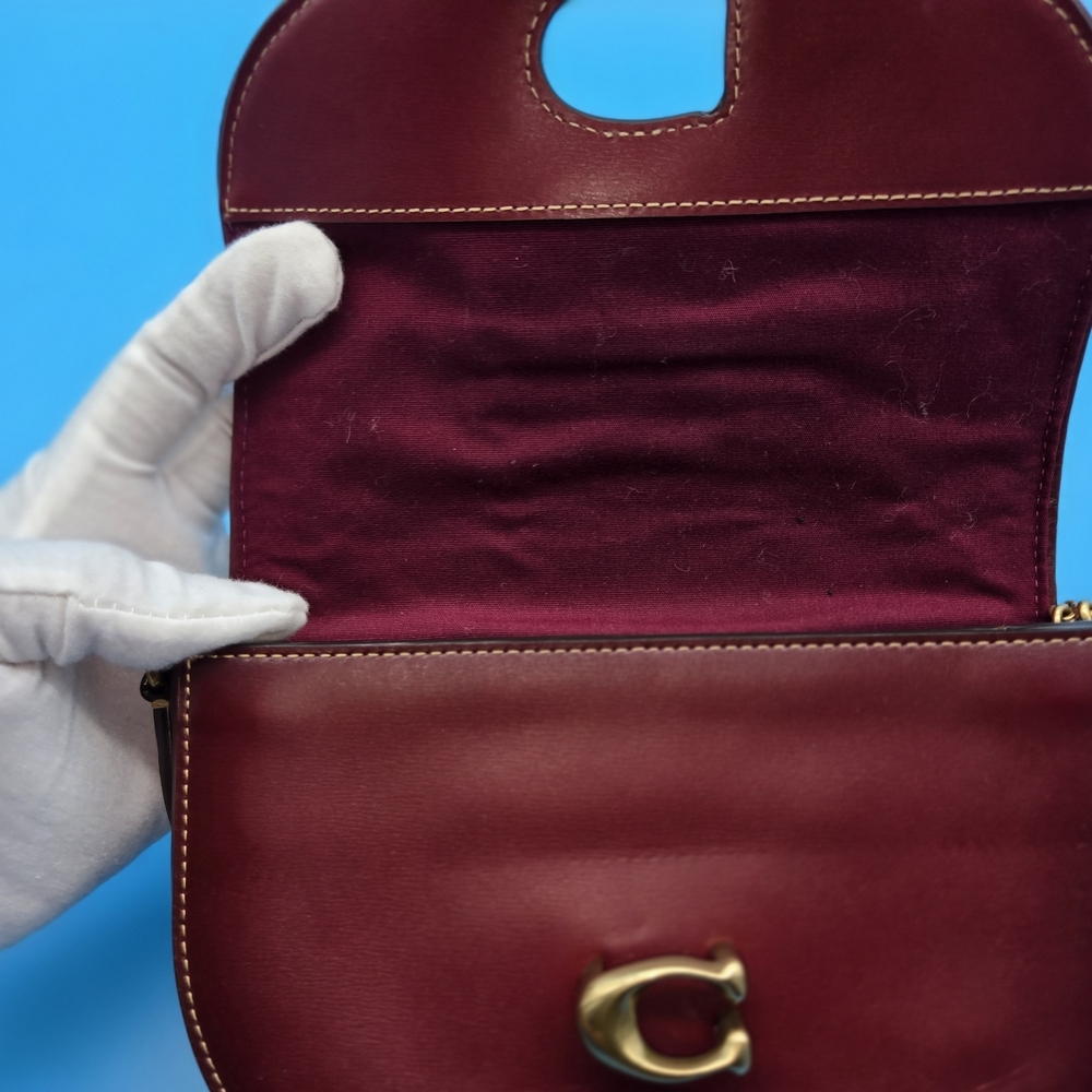 Coach Purple and Brown Women's Bag - Picture 5 of 12